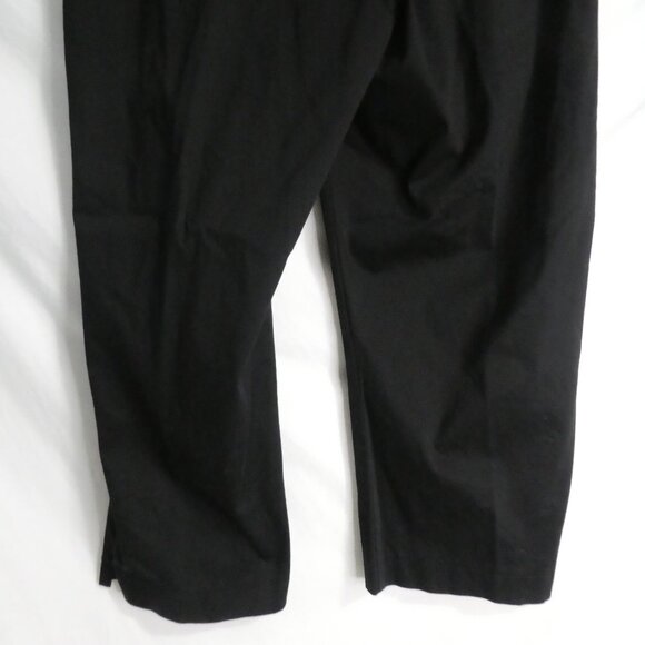 LEE - Style Up | 14 medium | Black Capri Pants | Slit Bottom Sides | NWOT - Picture 14 of 16